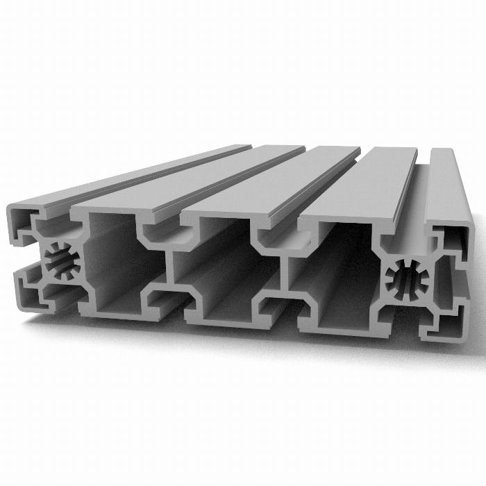 Perfiles Aluminio Estructural  45x180L plano tipo B con 10 