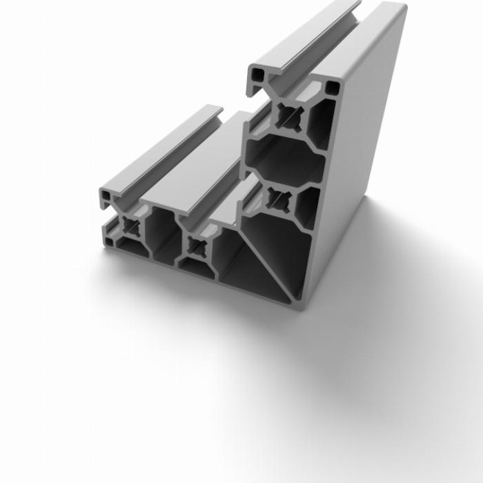 Aluminium profile  30x90x90L 6N slot 8