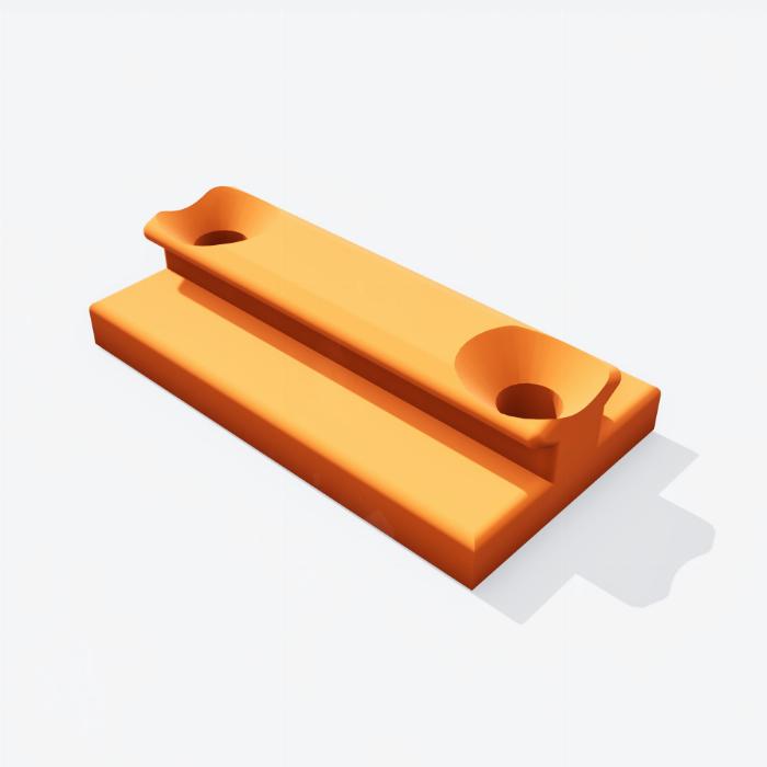Guia deslizante Tipo-B ranura 8 - Montaje en carro - 3DP - HGW15CA - beta