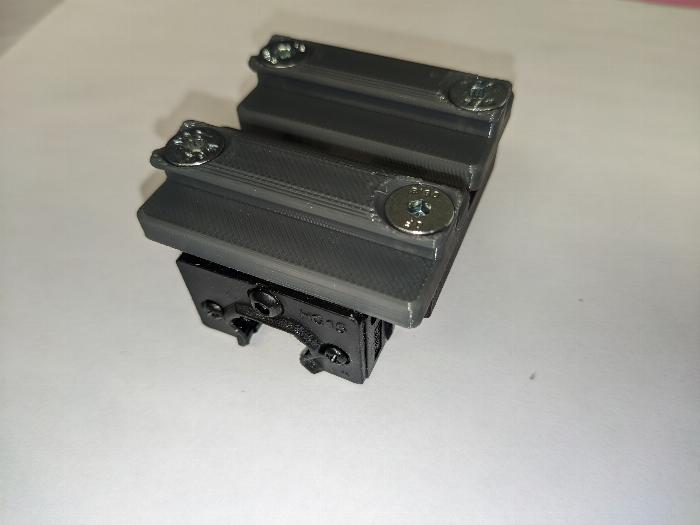 Guia deslizante Tipo-B ranura 8 - Montaje en carro - 3DP - HGW15CA - beta