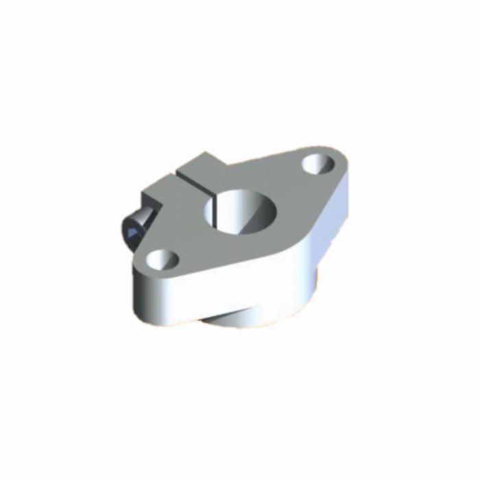 Soportes de eje SHF16 para montaje sin mecanizado. Adecuado para ejes de precisión de 16 mm de diámetro