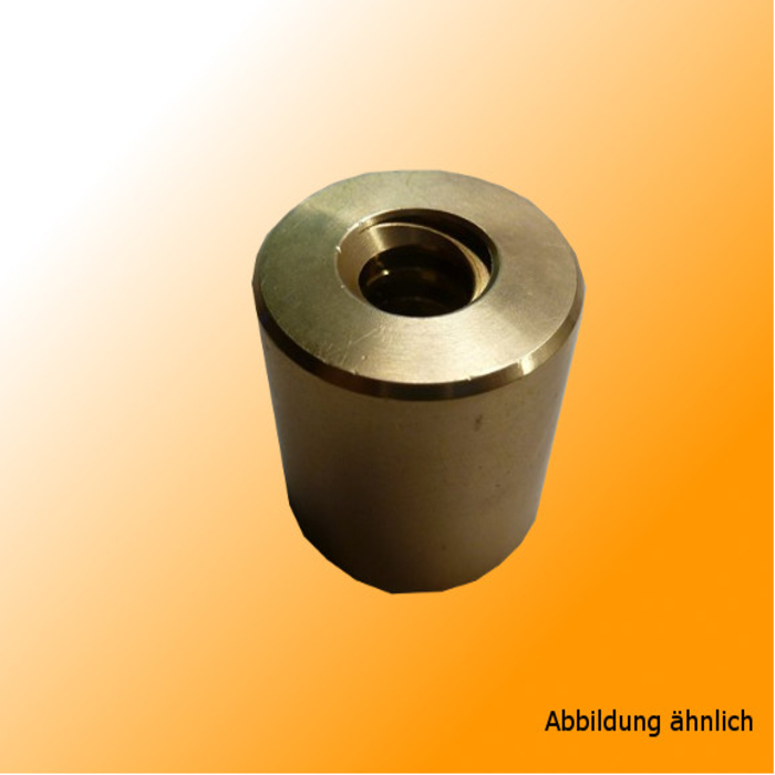Trapezoidal lead screw nut 8x1,5 R Red bronze - cylindrical, long tolerance 7H.