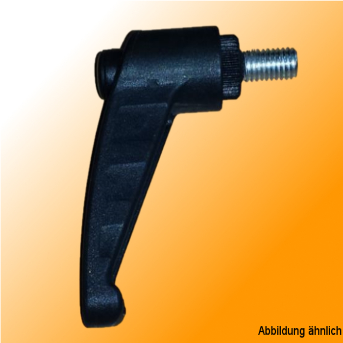 Locking Lever with external thread M8x16 made of plastic and steel
