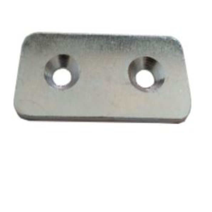 Connection Plate 30x60 steel galvanized