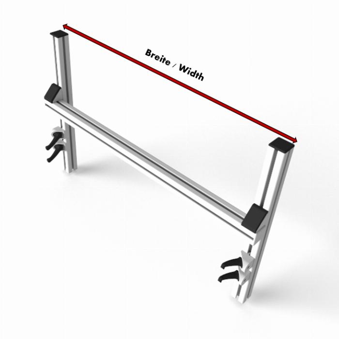 This configurator allows you to customise your simrig monitor stand.
