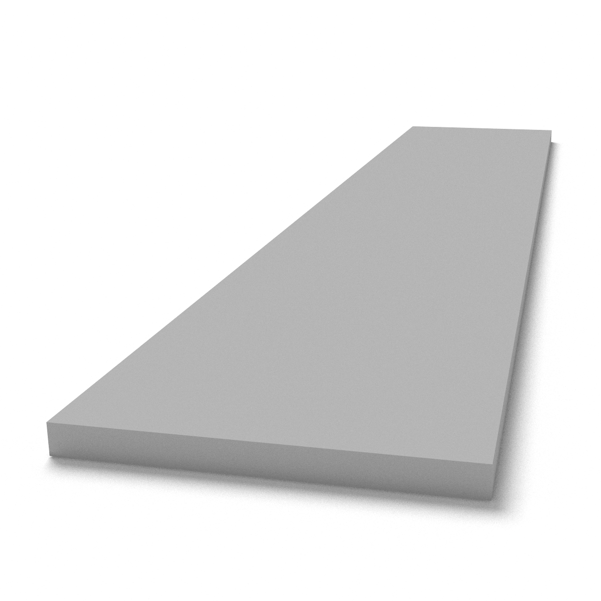 Barras plana anodizado Aluminio 150x6mm