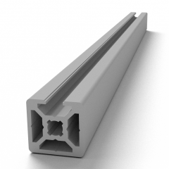 Perfil de aluminio tuerca 6 de tipo B longitudes estándar 20 mm x 20 mm 